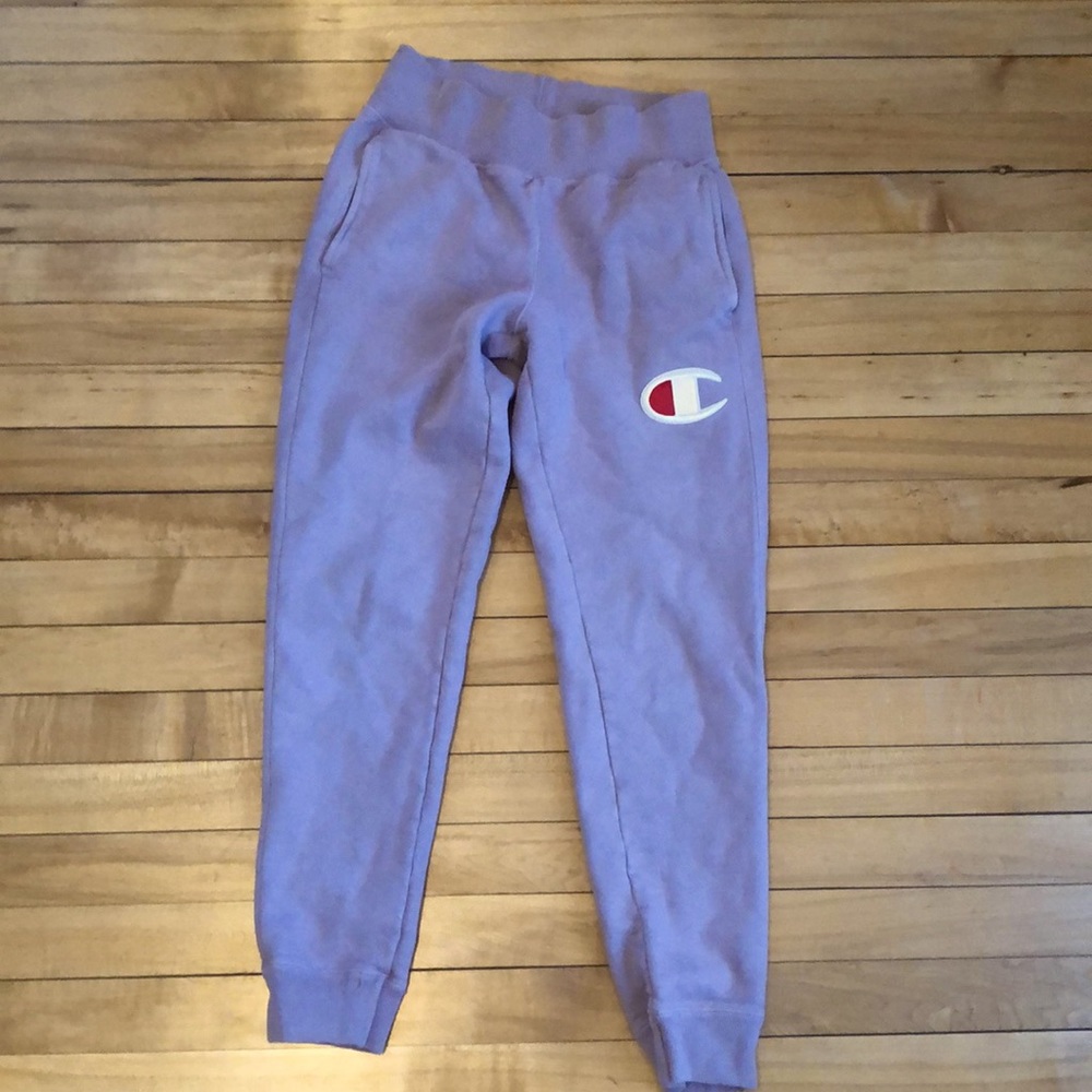 Lavender champion reverse weave swetpants